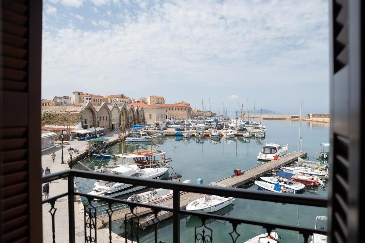 Destino Home Overlooking The Venetian Port Of Chania 干尼亞 外观 照片