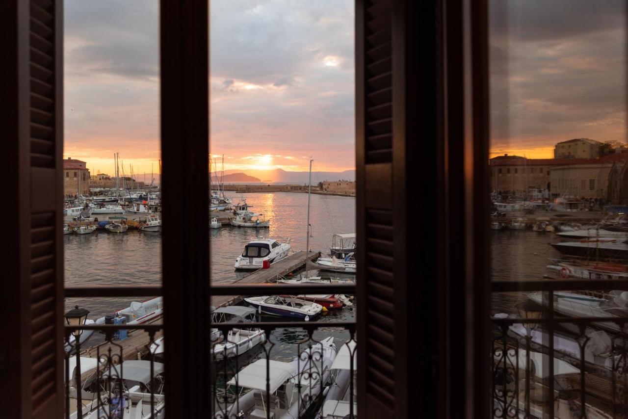 Destino Home Overlooking The Venetian Port Of Chania 干尼亞 外观 照片