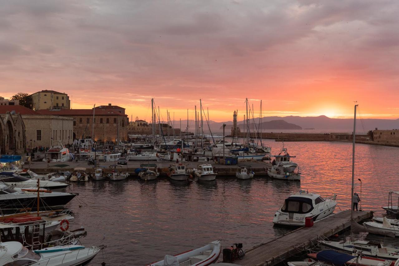 Destino Home Overlooking The Venetian Port Of Chania 干尼亞 外观 照片
