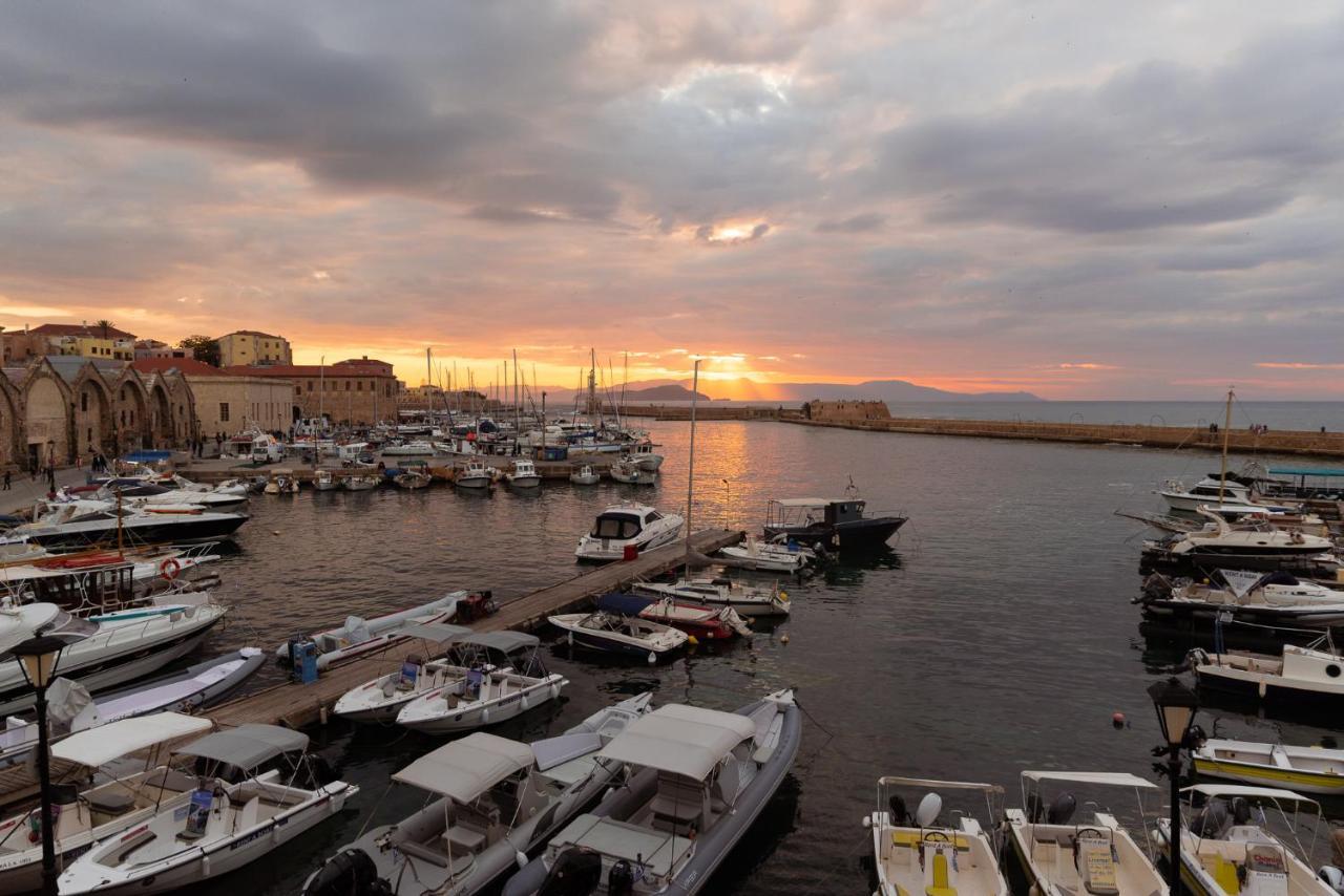 Destino Home Overlooking The Venetian Port Of Chania 干尼亞 外观 照片