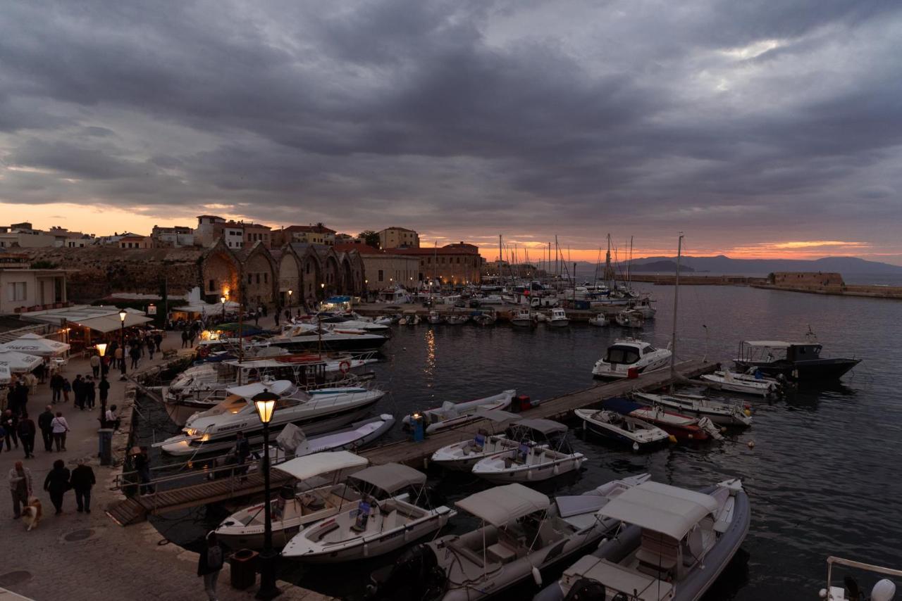 Destino Home Overlooking The Venetian Port Of Chania 干尼亞 外观 照片