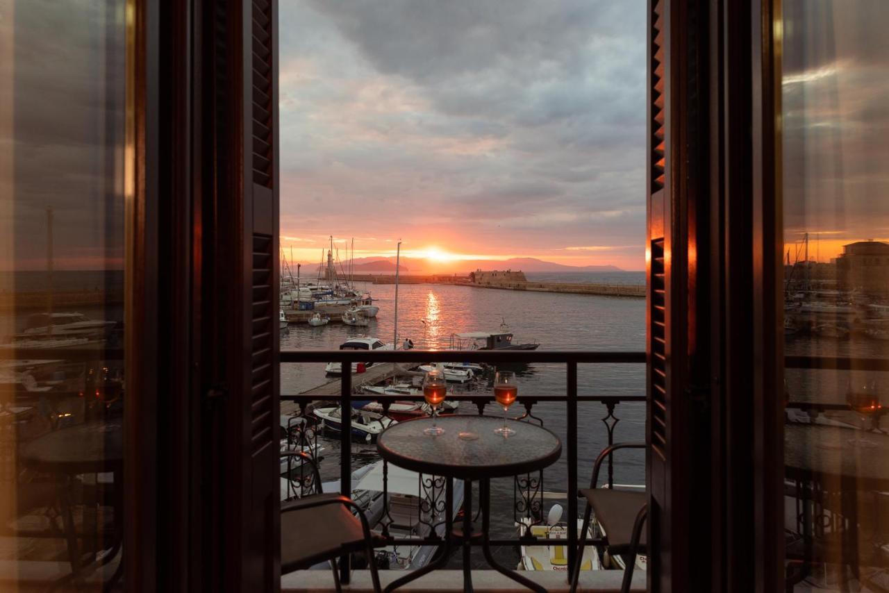 Destino Home Overlooking The Venetian Port Of Chania 干尼亞 外观 照片