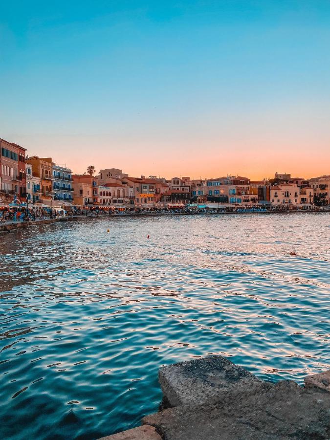 Destino Home Overlooking The Venetian Port Of Chania 干尼亞 外观 照片