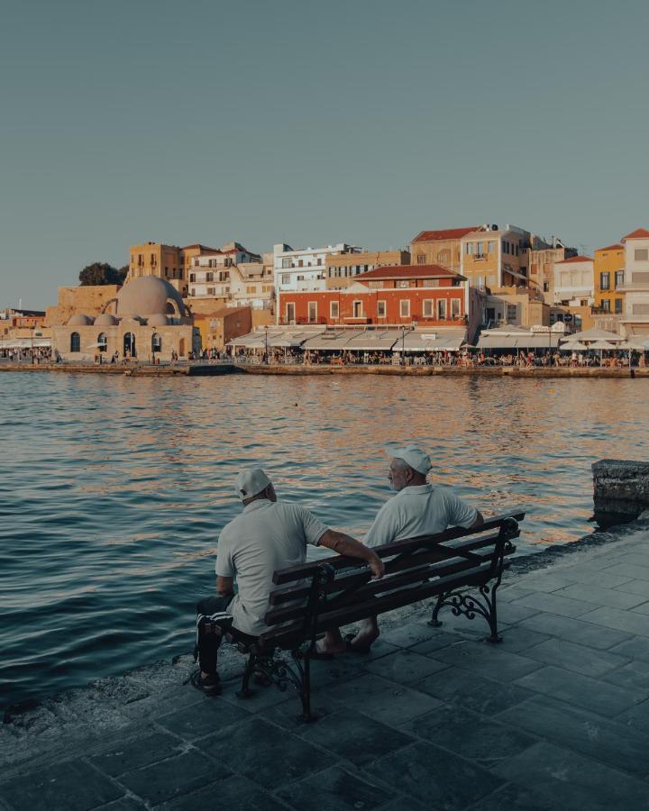 Destino Home Overlooking The Venetian Port Of Chania 干尼亞 外观 照片